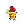 Pikachu (Christmas)-back.gif