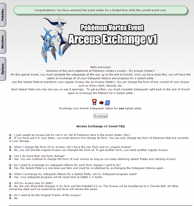 Arceus Exchange v2 - Pokémon Vortex Wiki
