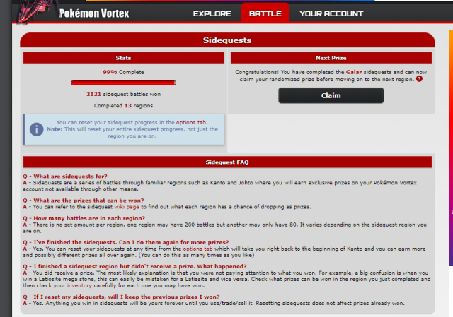 Sidequests - Pokémon Vortex Wiki