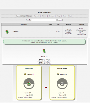 Wonder Trade - Pokémon Vortex Wiki